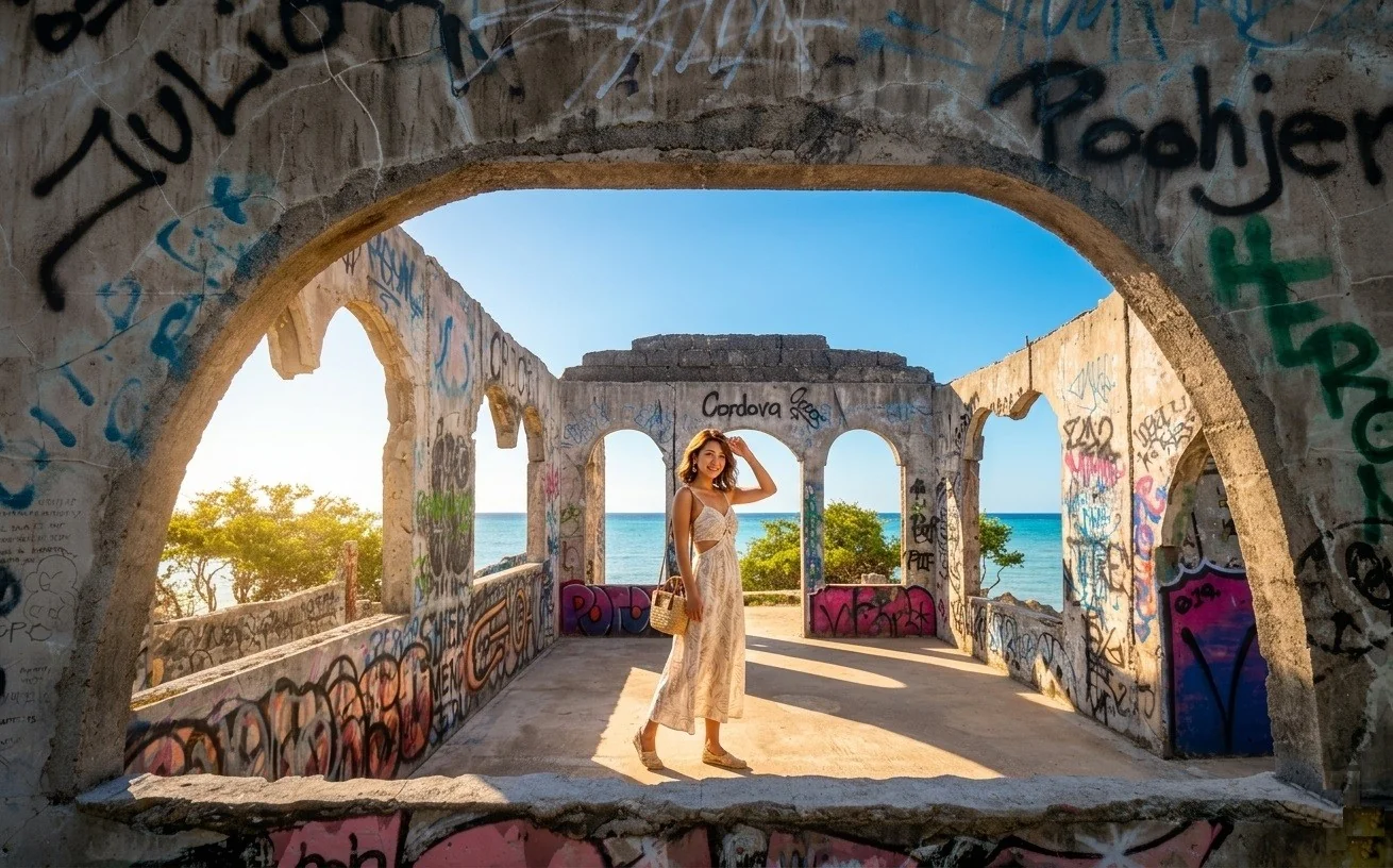 The Ruins・石造りのアーチが美しいフォトスポット